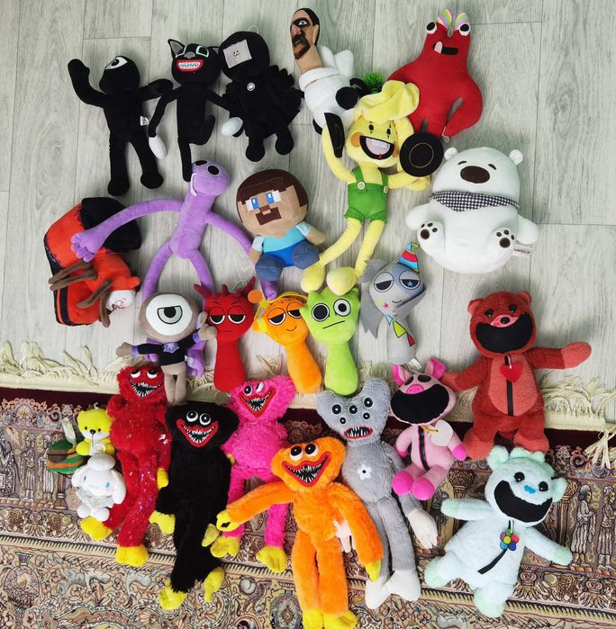 Мягкие игрушки монстры