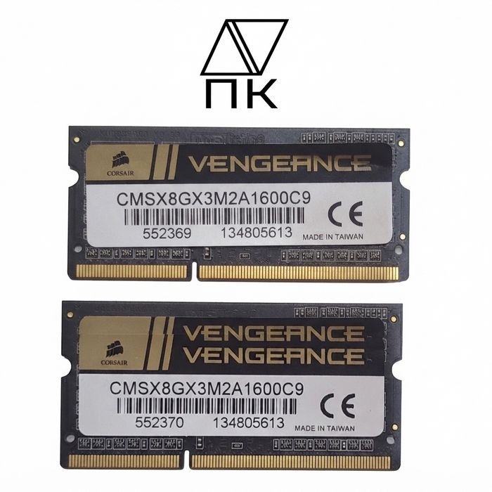 Озу SO-DIMM DDR3 8GB (4х2) 1600мгц