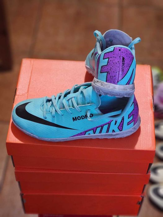 Ghete fotbal copii Nike Jr. Mercurial Vapor 15 TF sintetic 36