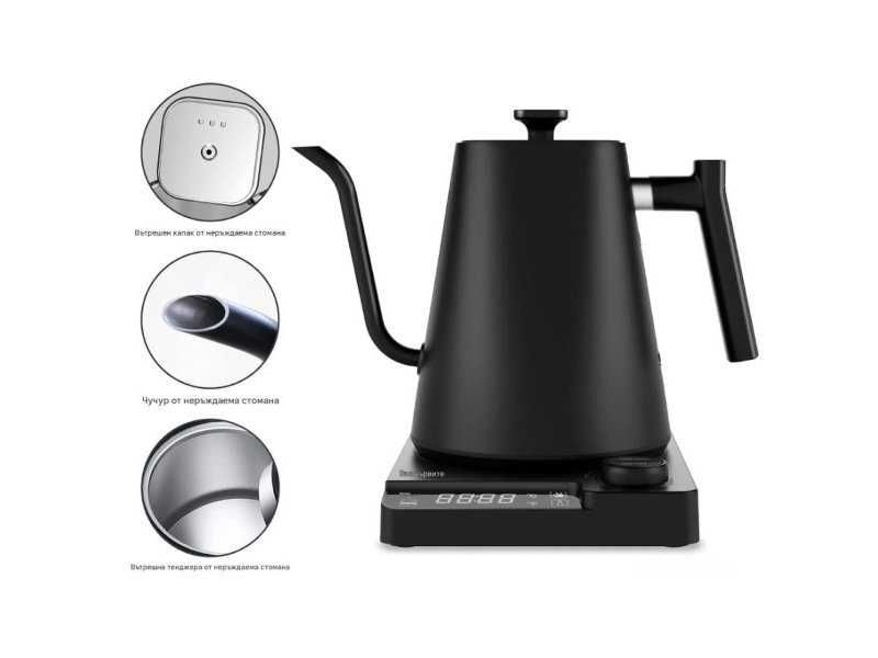 Електрическа Кана за Вода Hojocojo KT10, 1L, 1200 W