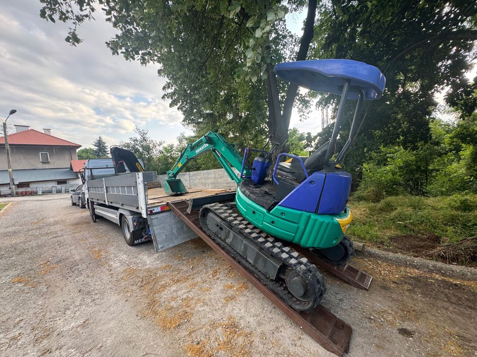 Услуги с мини багер и самосвал