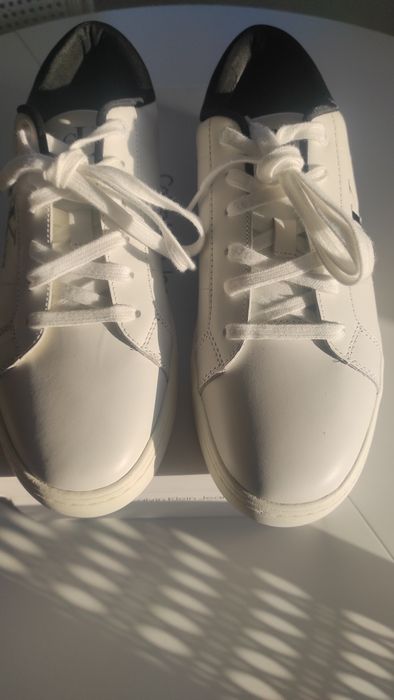 Мъжки кецове Calvin Klein Jeans  номер 44  от естествена кожa