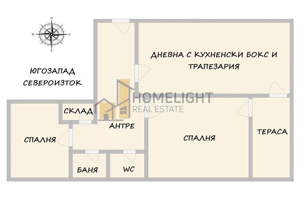Тристаен апартамент в кв. Овча купел