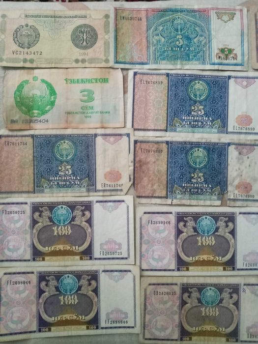 Eski kupyura va tangalarni sotuvga qoydik