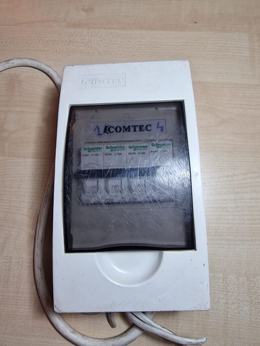 Tablou electric Comtec + 4 sigurante Schneider C10