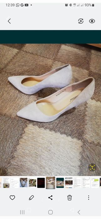 Туфли бежевые новые