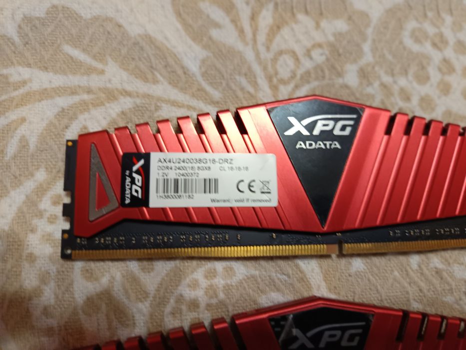 ADATA XPG DDR4 2x8 GB 2400 MHz CL 16-16-16 ram/памет