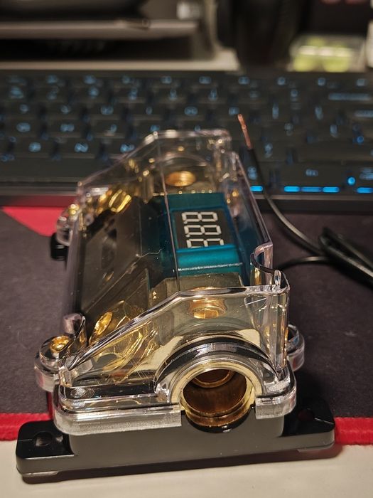 Siguranta ANL 100A voltmetru car audio statie amplificator amplificare