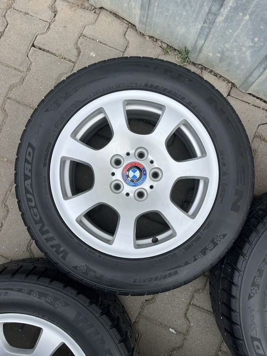 Jante aliaj 5x120mm,  anvelope 225/55 R16, BMW E60, E61, E90, F30, F31