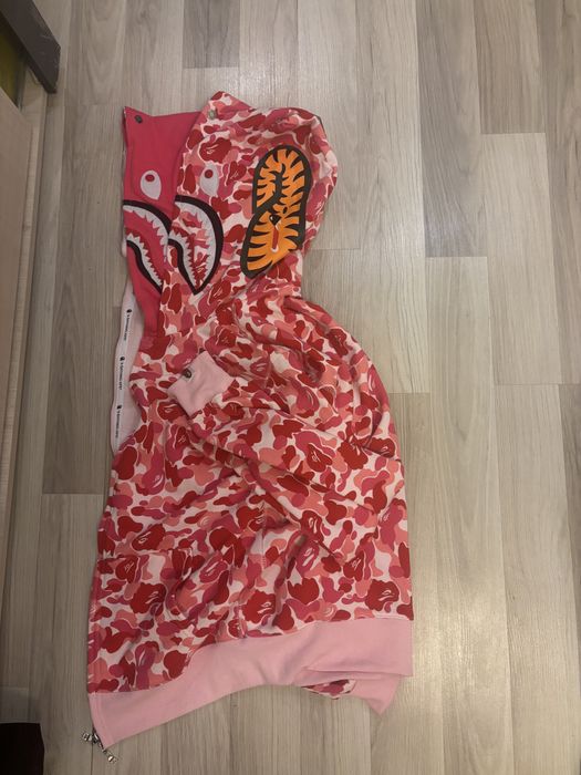 Розово бейп худи