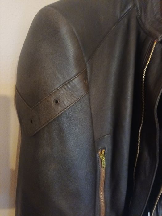 Естествена кожа дамско яке