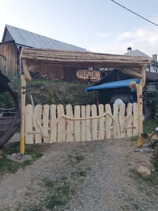 Poarta rustica lemn masiv