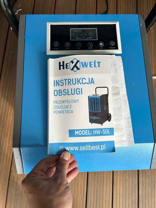 Dezumidificator industrial Hexwelt HW-50L – 50L/24h PRET 1600 LEI