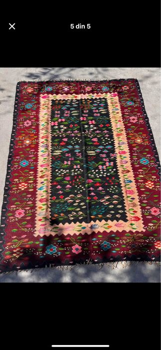 Covor traditional oltenesc lână