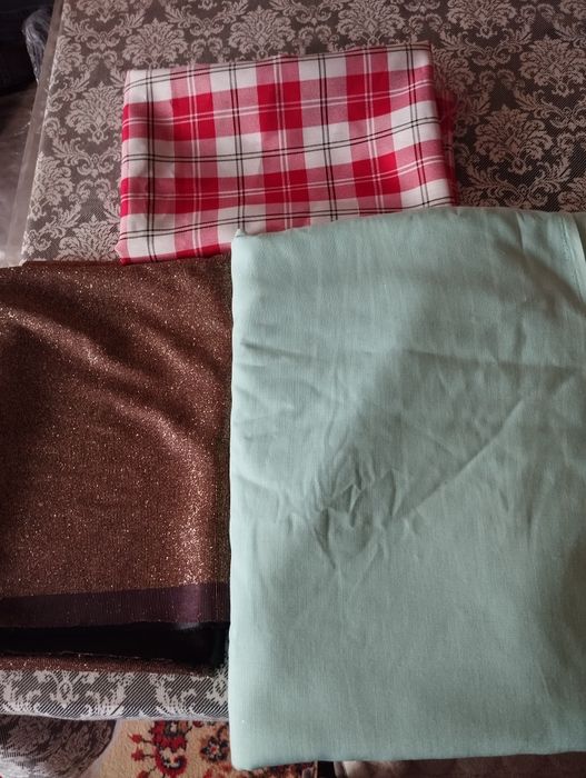 Новые отрезы тканей