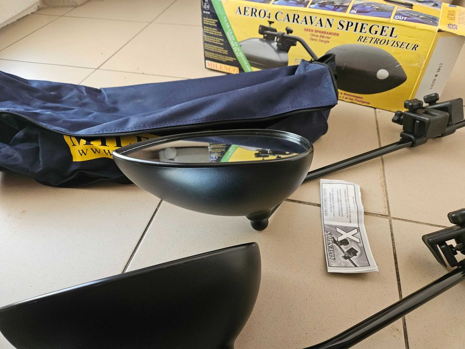 Aero 4 FLAT universale brat lung Milenco suplimentare oglinzi rulota