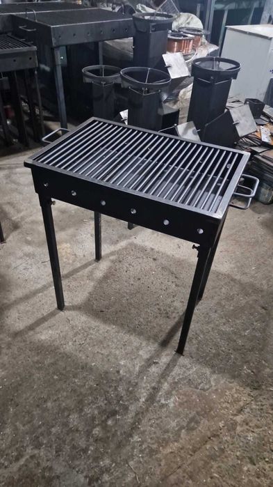 Gratar pentru gradina 60x40 cu picioare demontabile