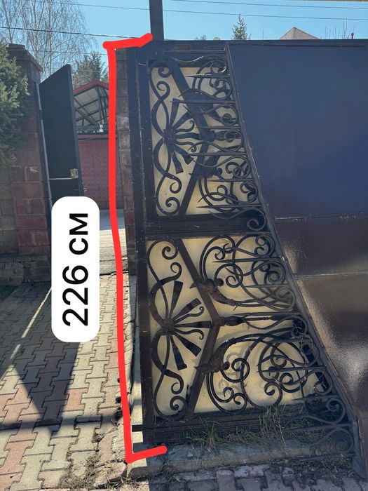 Ворота бу прочные