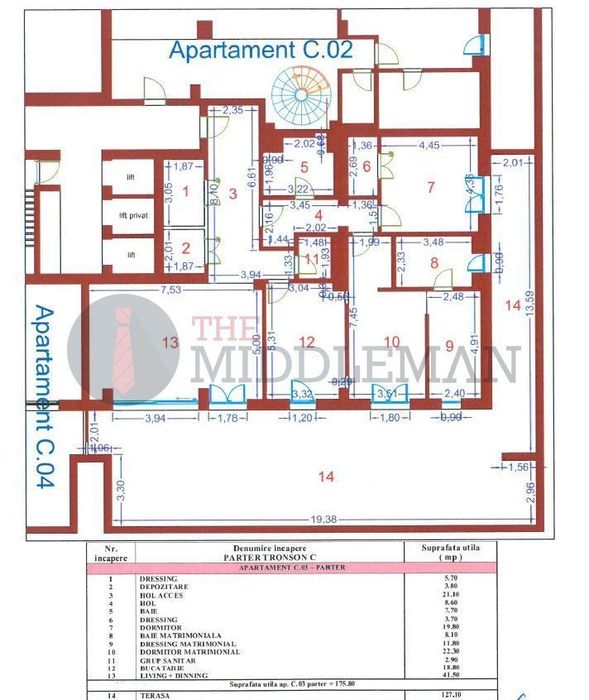 ONE RAHMANINOV | Apartament elegant cu 3 camere și terasă impresionant — fotografia 3