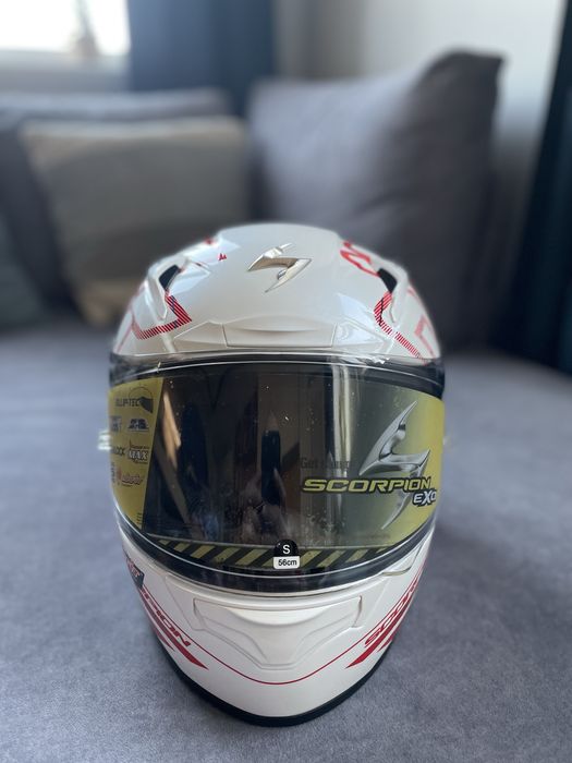 НОВА Дамска мото каска Scorpion Exo 2000 Evo Air Ipsum размер S 56см