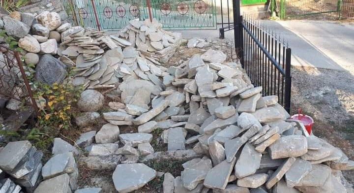 Piatră de munte pentru pavat