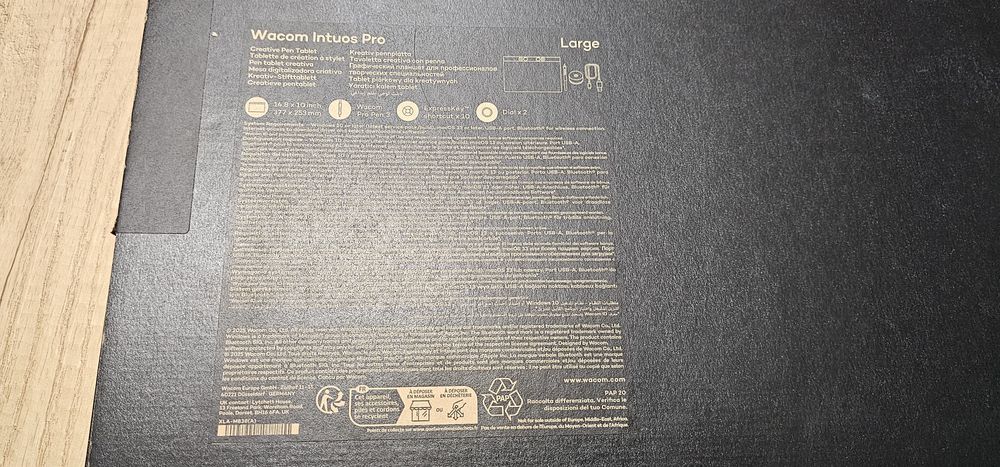 Tableta grafica WACOM Intuos Pro Large PTK870K0B, negru