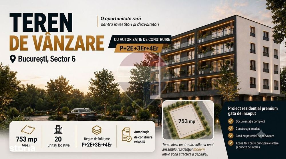 Teren cu autorizatie de construire