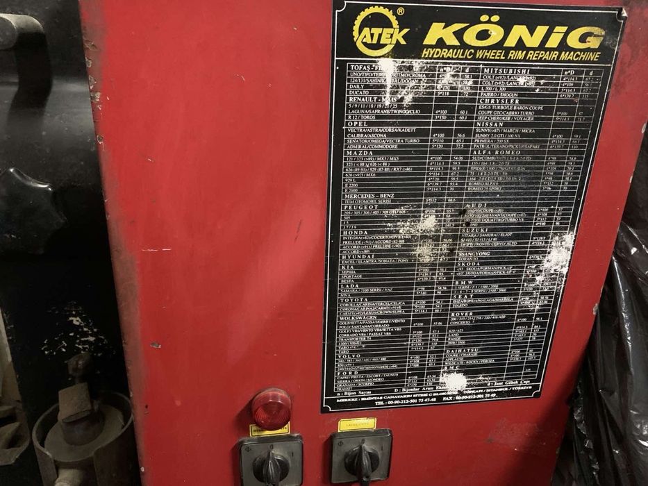 Машина за изправяне на джанти Konig