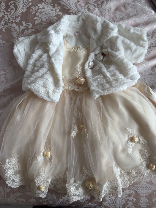 Детское платье и накидка