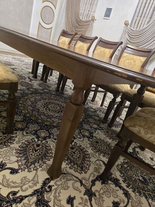 12Kishilik stol stul