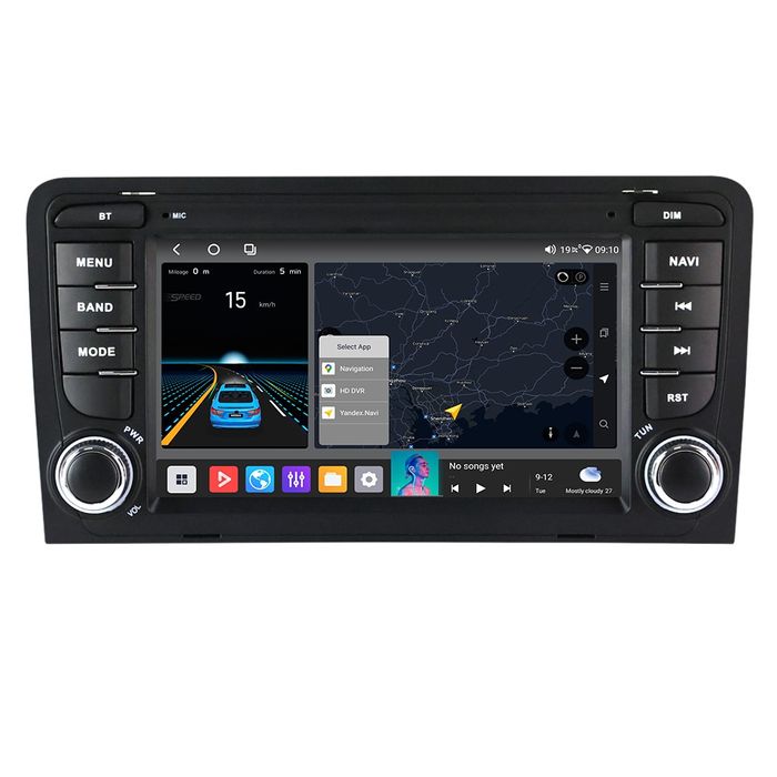 Промо! Audi A4 А4 B6 B7 8-ядрена Навигация( Мултимедия) Android 14