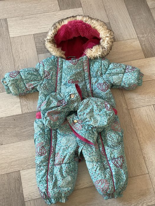 Комбинезон зимний для девочки 68 размер
