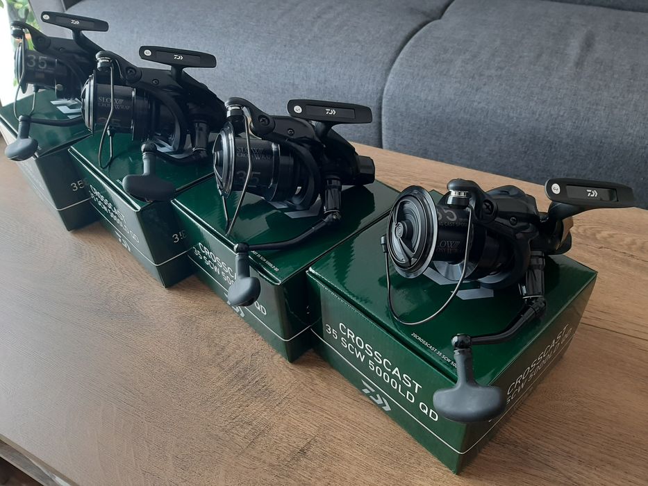 Mulinete crap Daiwa Crosscast 35 SCW 5000LD QD, 0.35mm 500m, NOI