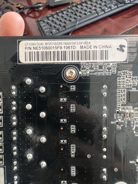 GTX 1060 3gb видеокарта