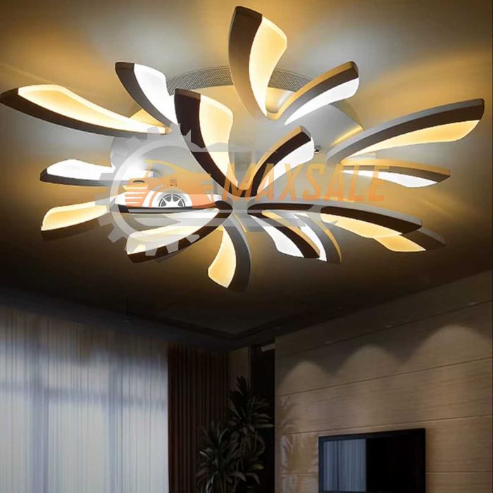 LED лампа стена 90W таван абажур плафониера за дома бумеранг полилей