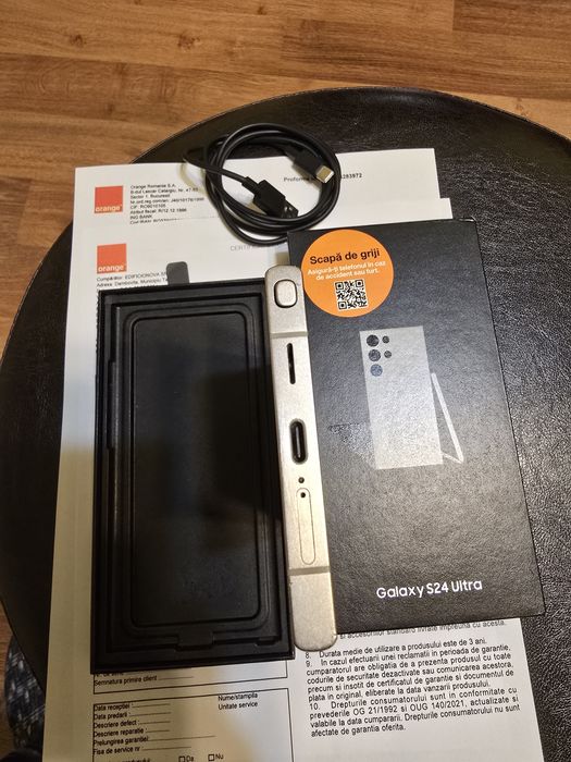 Samsung Galaxy S24 Ultra 512GB, factura si garantie Orange.  PRET FIX!