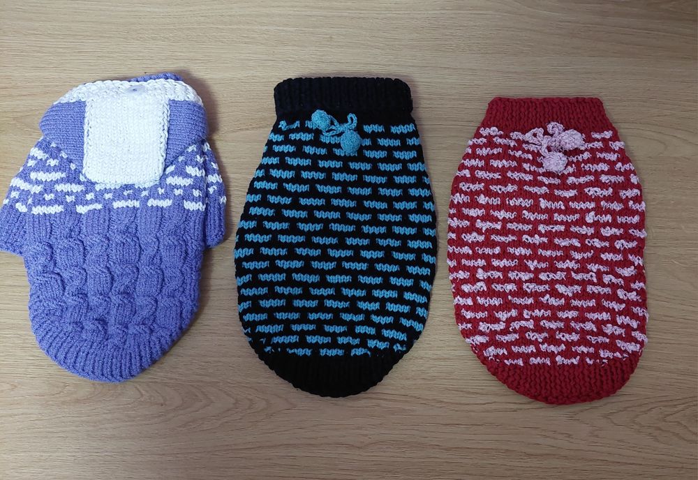 Haine tricotate pentru căței sau pisici