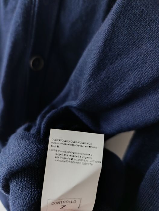 Boss Orange жилетка вълна тъмно синьо