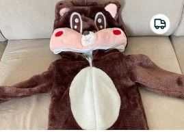 Costum veverita Halloween - copii 1-2 ani