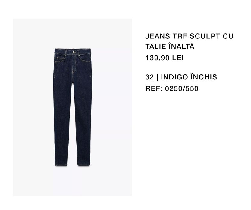 De vânzare blugi Zara
