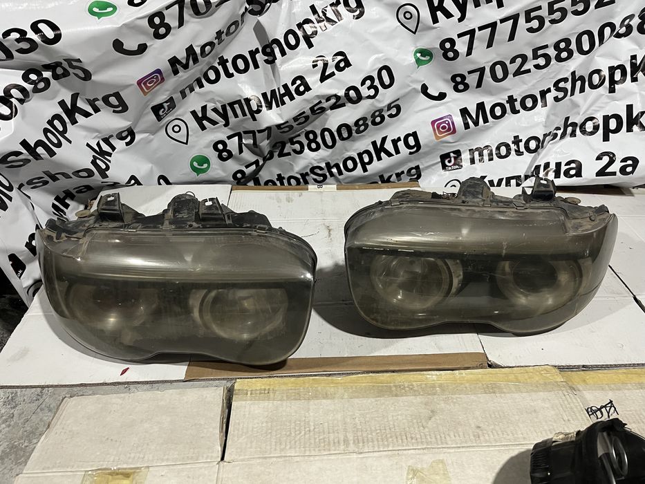 Фары правая левая бмв 7 е65