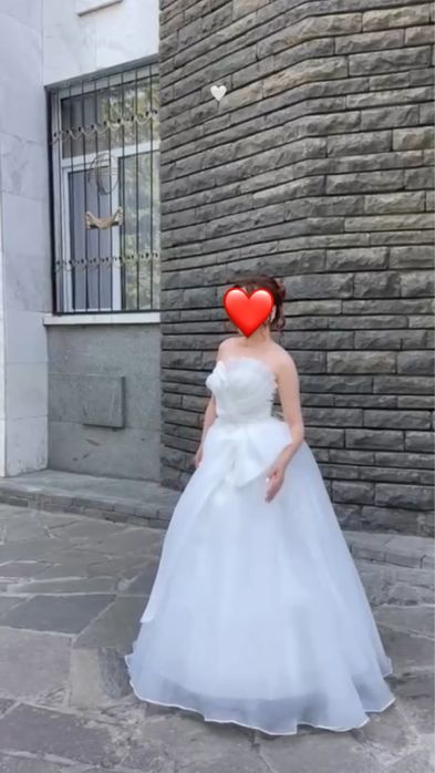 Белое , свадебное платье на прокат