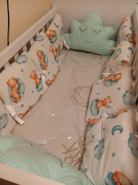 Бебешка дървена кошара