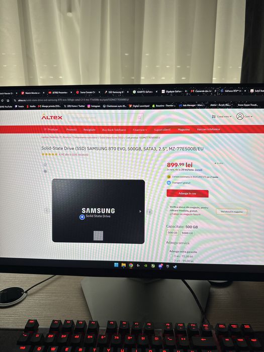 SSD Samsung 870 EVO 500GB