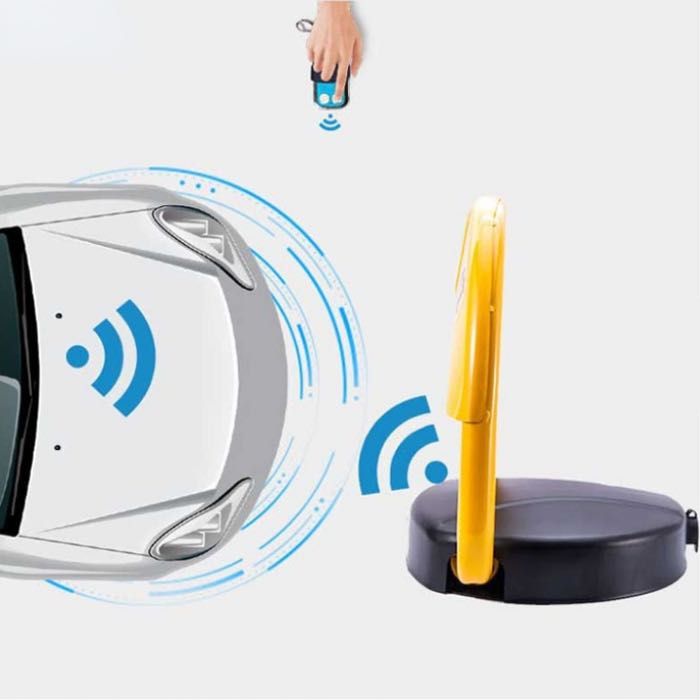 ТОП МОДЕЛ ел. Паркинг скоба с дистанционно и аларма на батерии