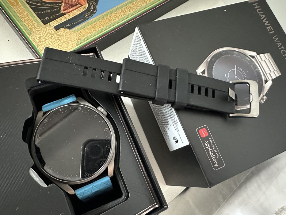 Huawei  Watch 3Pro titan/safir la cutie full.DEFECT ECRANUL