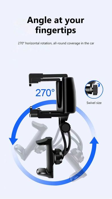 Стойка за телефон за авто огледало