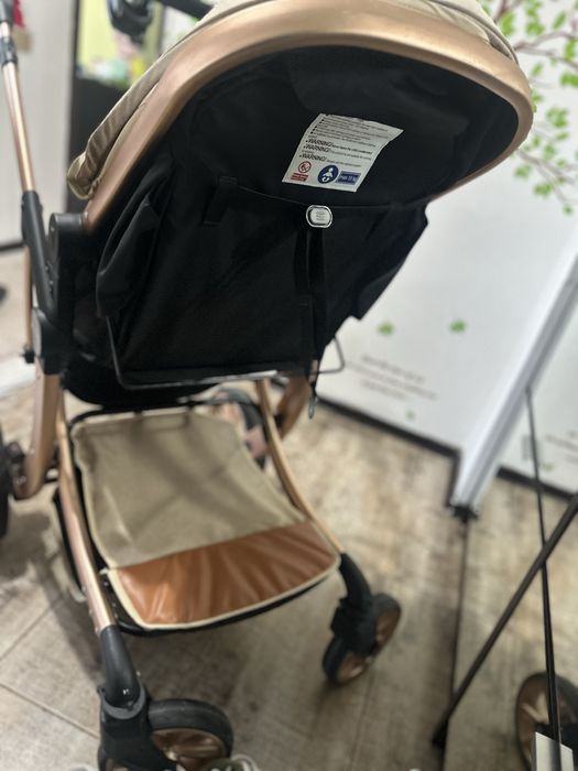 Carut cu landou 2 in 1 + scoica masina