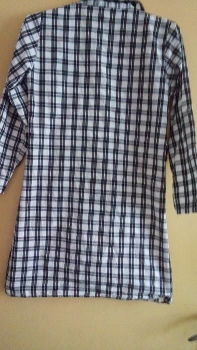 Дълга карирана риза