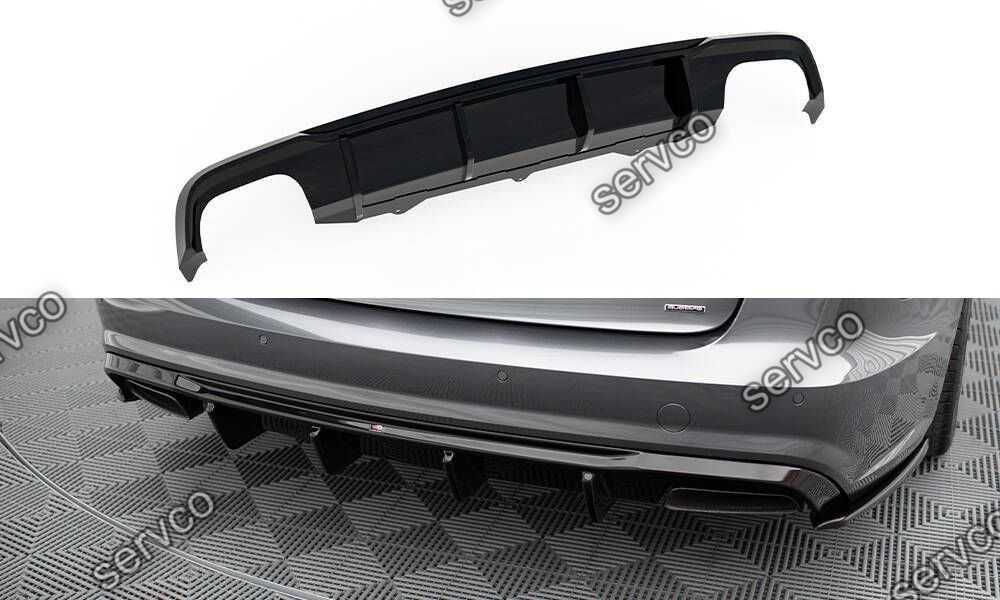 Difuzor bara spate Audi A6 S-Line A6 C7 FL 2014-2017 v22 - Maxton
